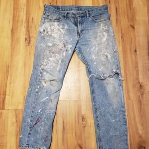 Distressed Levi's 505